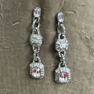 Vintage Graziano Rhinestone Earrings